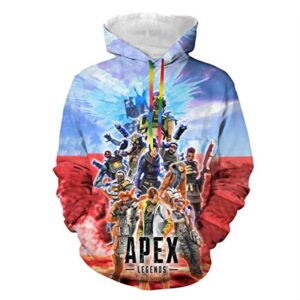 Apex Legends Hoodies - Fashion 3D Print Drawsrting Pullover Gaming Hoodie