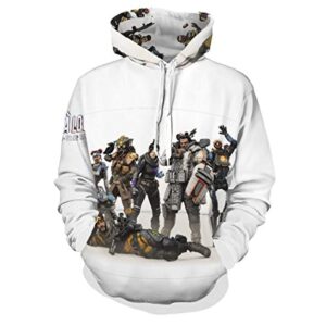 Apex Legends Hoodies - Fashion 3D Print Drawsrting Pullover Gaming Hoodie