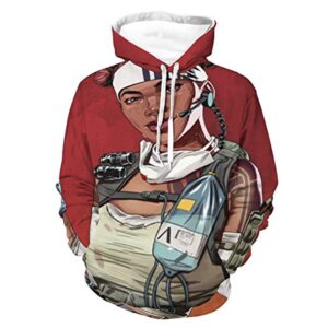 Apex Legends Hoodies - Lifeline Fashion 3D Print Drawsrting Pullover Gaming Hoodie