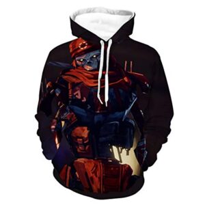 Apex Legends Hoodies - Revenant Fashion 3D Print Drawsrting Pullover Gaming Hoodie