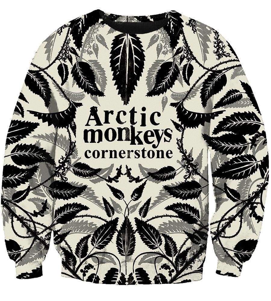 Arctic Monkeys Hoodies - Pullover Grey Hoodie - Image 3