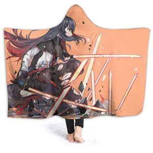 ArKnights Hooded Blanket - Wearable 3D Print Hooded Blanket