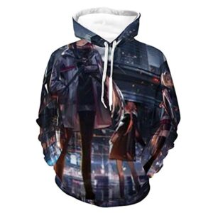 Arknights Hoodies - 3D Print Hooded Pullover Sweatshirt