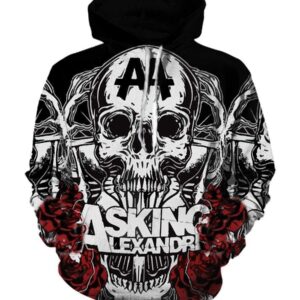 Asking Alexandria Hoodies - Pullover Black Hoodie