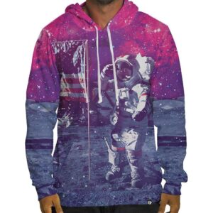 Astronaut Flag Hoodie
