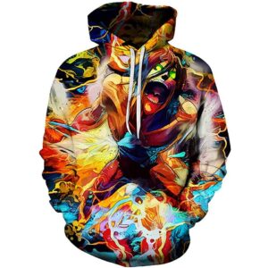 Attack on Titan 3D Print Pullover Hoodie Sweatshirt with Pocket