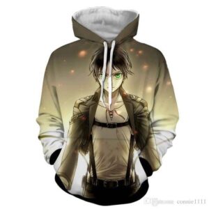 Attack on Titan 3D Printed Hoodies - Casual Pullover