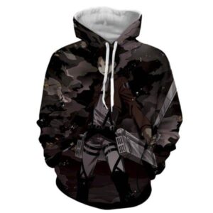 Attack on Titan 3D Printed Hoodies - Casual Pullover