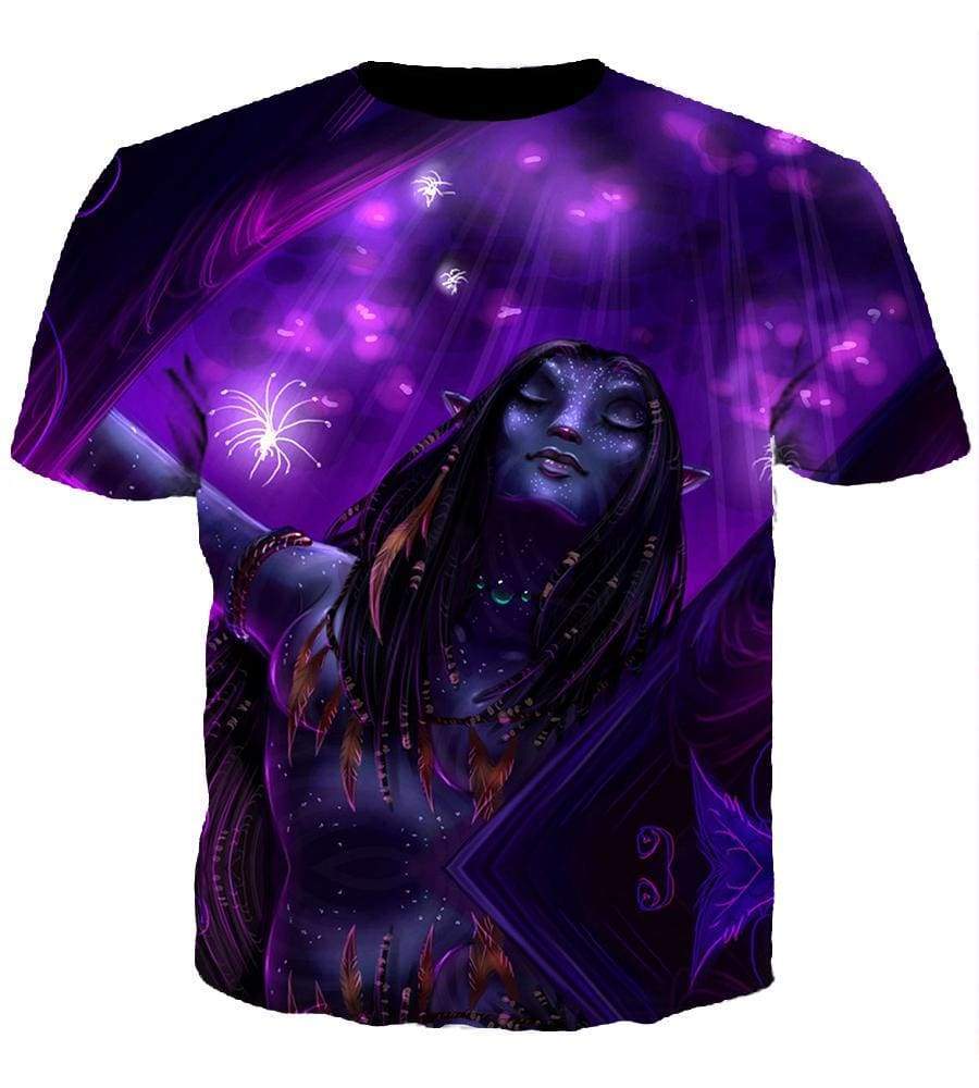 Avatar Illuminate Hoodies - Pullover Purple Hoodie - Image 4