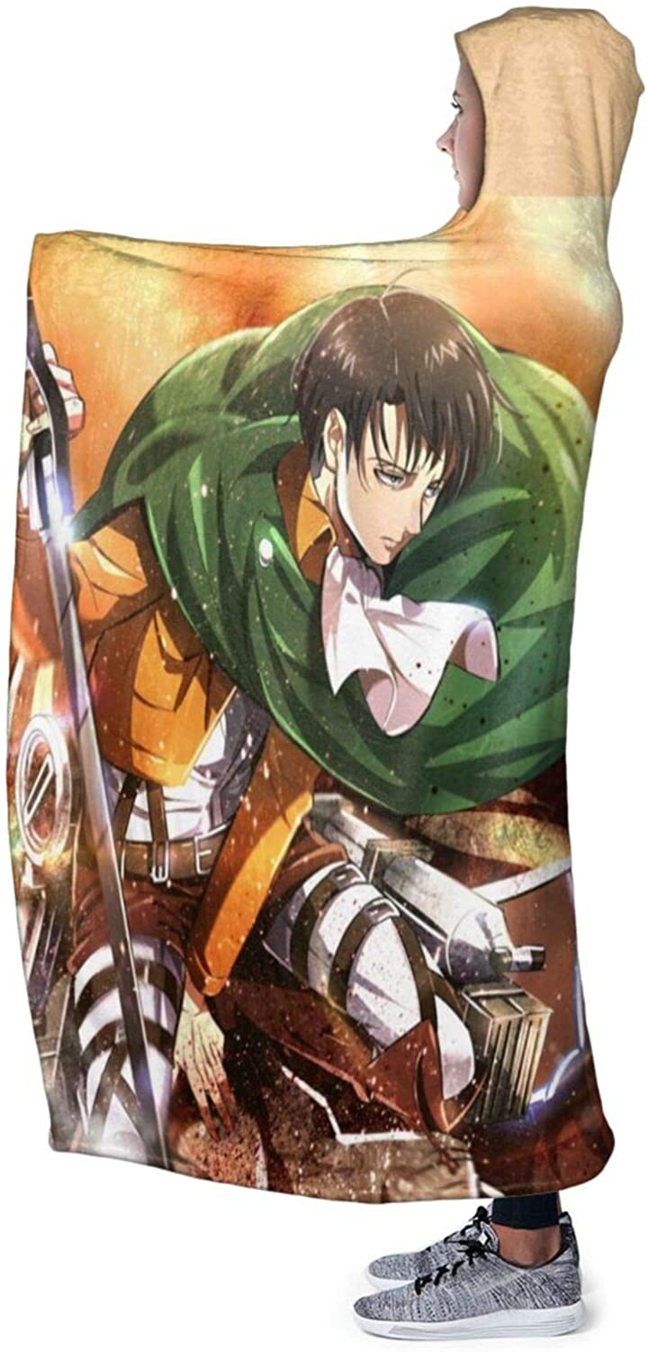 Attack On Titan Printed Throw Wearable Hooded Blanket - Image 2