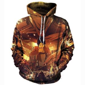 Attack On Titan Sweatshirts - Ruins Yellow Sweatshirt