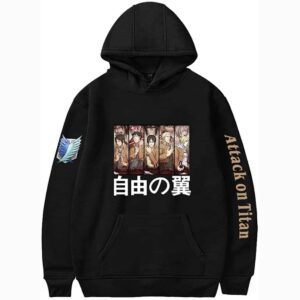 Attack On Titan Unisex Hoodies Men Women Cosplay Hoodie Casual Long Sleeve Sweatshirt