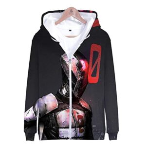 Borderlands 3 Hoodie - Unisex 3D Zipper Hooded Sweatshirts