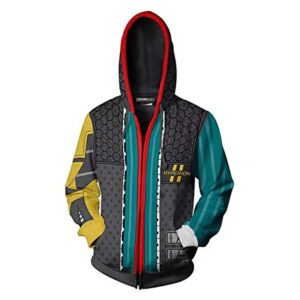 Borderlands Hooded Jacket - 3D Unisex Hooded Zipper Sweatshirt Coat