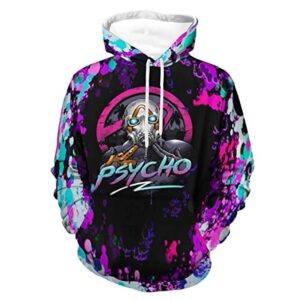 Borderlands Hoodies - Badass Robot 3D Unisex Hooded Pullover Sweatshirt