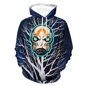 Borderlands Hoodies - Badass Robot 3D Unisex Hooded Pullover Sweatshirt
