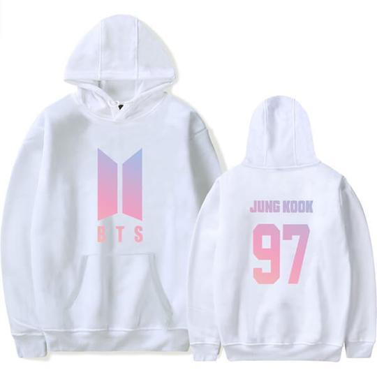 BTS Hoodie - Gradient Printed Hoodie - Image 2