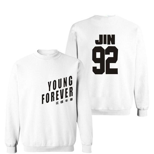 BTS Sweatshirt - BTS Young Forever Member Name Sweatshirt - Image 2