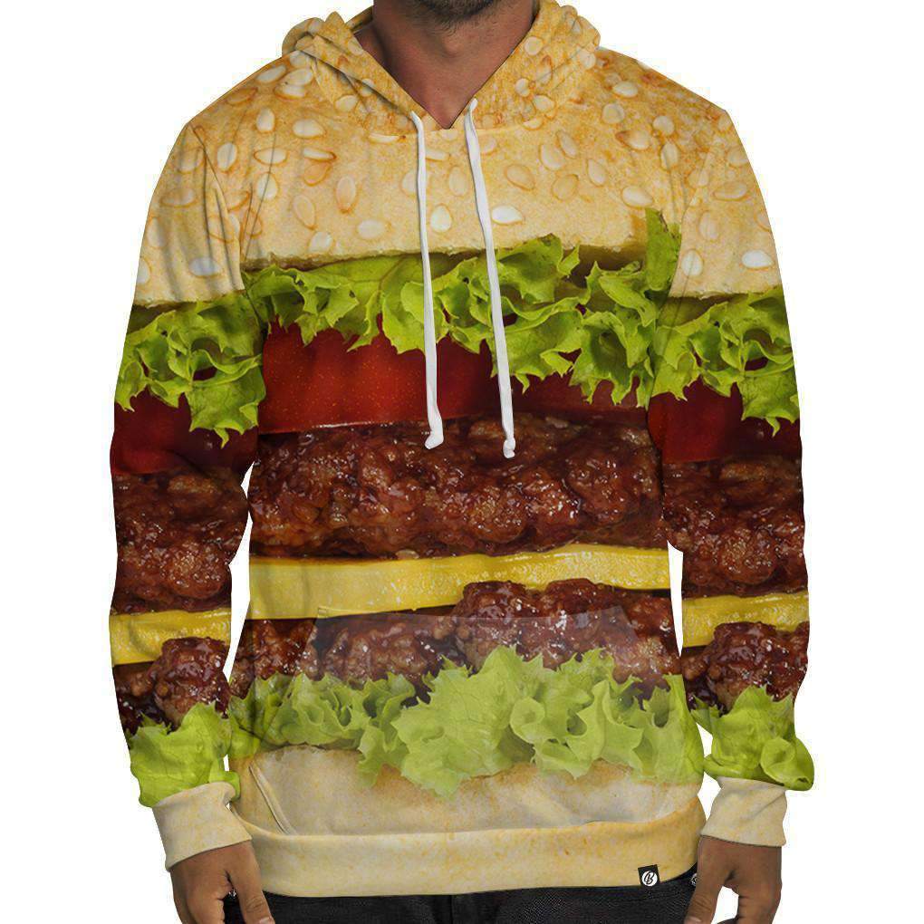 Burger 3D Printed Hoodie