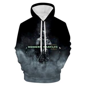 Call of Duty Hoodie - Modern Warfare 2 3D Full Printed Hoodie Pullover Sweatshirt with Front Pocket