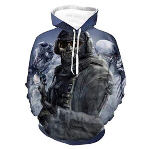 Call of Duty Hoodies - 3D Print Call of Duty Hooded Drawstring Sweaters