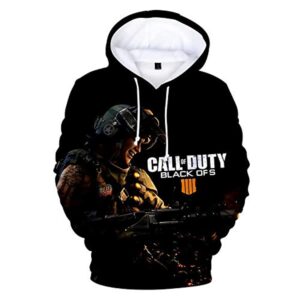 Call of Duty Hoodies - Black Ops 4 3D Full Print Long Sleeve Call of Duty Hooded Drawstring Sweaters