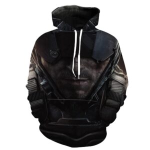 Call of Duty Ops 4 Hoodies - Pullover Blackout  Black Hoodie