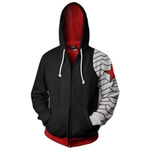 Captain America Winter Soldier 3D Print Fashion Hoodie