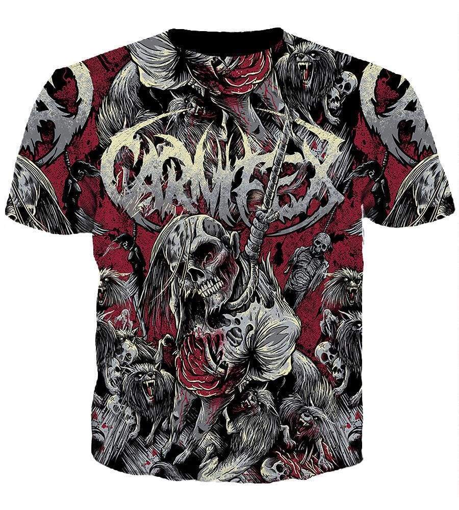 Carnifex Hoodies - Pullover Red Hoodie - Image 4