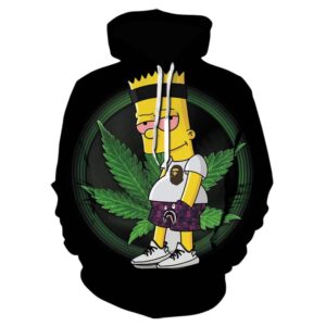 Cartoon 3D Print The Simpsons Hoodie Sweatshirt