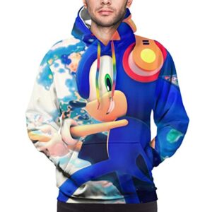 Cartoon Games Sonic Hoodie - 3D Print Unisex Music Sonic Pullover Hoodie