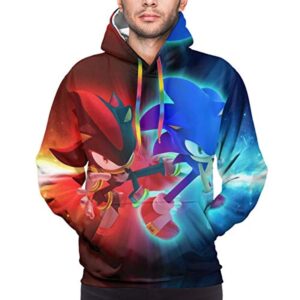 Cartoon Games Sonic Hoodie - 3D Print Unisex Sonic the Hedgehog Pullover Hoodie