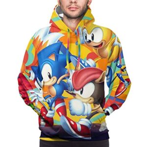 Cartoon Games Sonic Hoodie - 3D Print Unisex Sonic the Hedgehog Yellow Pullover Hoodie