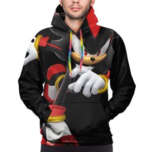 Cartoon Games Sonic Hoodie - Shadow the Hedgehog 3D Print Pullover Hooded Sweatshirt