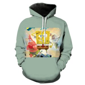 Cartoon SpongeBob SquarePants - 3D Printed Hoodies Pullover