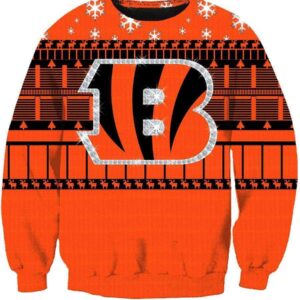 Christmas Cincinnati Bengals Sweatshirts - Orange Sweatshirt