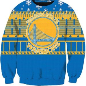 Christmas  Golden State Warriors Sweatshirt - Blue Sweatshirt