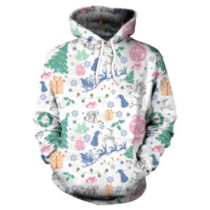 Christmas Hoodies - Christmas Snowman tree 3D Hoodie