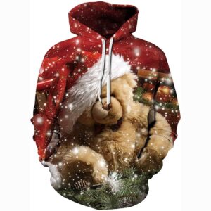 Christmas Hoodies - Funny Bear Pullover Hoodies