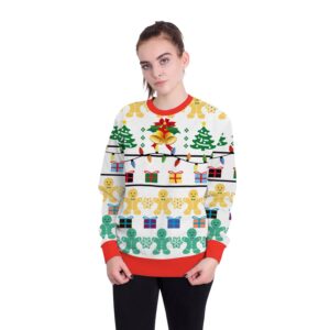 Christmas Sweatshirts - Christmas Funny Cartoon Characters Icon 3D Sweatshirt