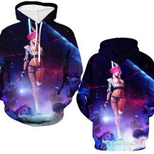 Cyberpunk 2077 Hoodie - 3D Print Unisex Patterned Pullover Sweatshirt