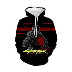 Cyberpunk 2077 Hoodie - 3D Print Unisex Patterned Pullover Sweatshirt