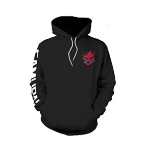 Cyberpunk 2077 Hoodie - 3D Print Unisex Patterned Pullover Sweatshirt