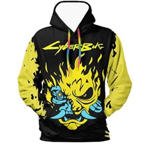Cyberpunk 2077 Hoodie - Onicyborg Samurai 3D Print Hooded Pullover