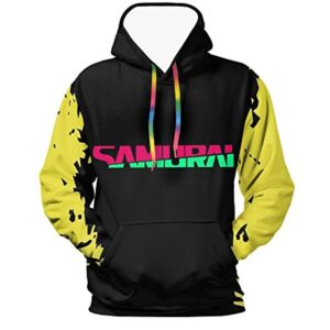 Cyberpunk 2077 Hoodie - Onicyborg Samurai 3D Print Hooded Pullover