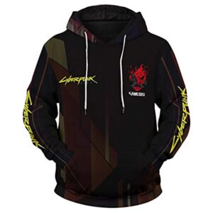 Cyberpunk 2077 Hoodie - Onicyborg Samurai 3D Print Hooded Pullover