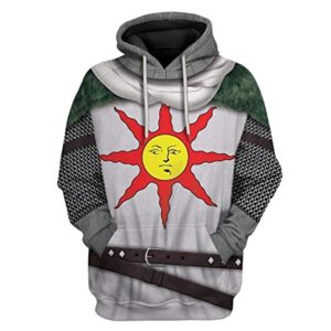Dark Souls Hoodies - Solaire of Astora 3D Unisex Hooded Pullover Sweatshirt