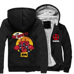 Deadpool Jackets - Solid Color Deadpool Movie Series Deadpool Funny Fleece Jacket