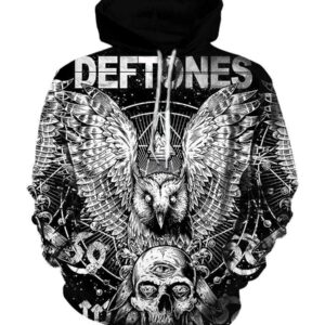 Deftones Hoodies - Pullover Black Hoodie