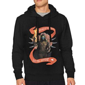 Destiny 2 Hoodies - Destiny 2 Forsaken Cayde 6 3D Print Black Pullover Drawstring Hoodie